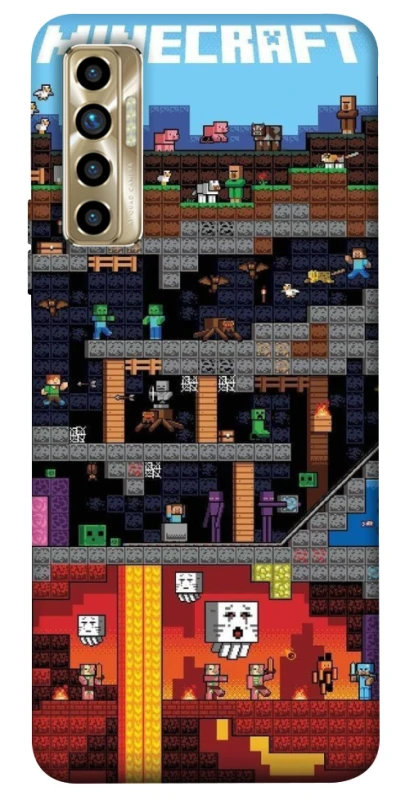 Чохол на TECNO Camon 17P Minecraft фото 1 з 1