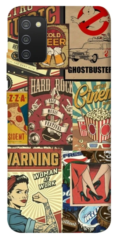 Чохол на Samsung Galaxy A02s Retro collage ver.2 фото 1 з 1