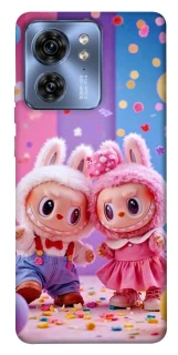 Чехол на Motorola Edge 40 Labubu twins ver.3 фото 1 из 1