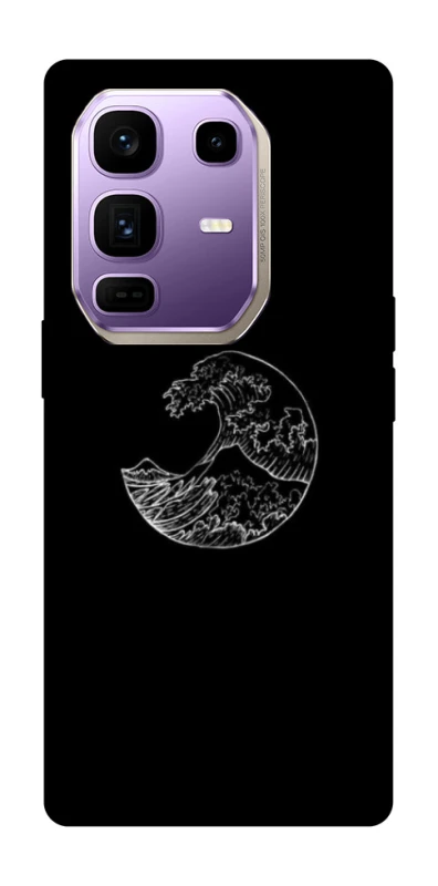 Чехол на Infinix Note 50 Pro+ Black tsunami фото 1 из 1