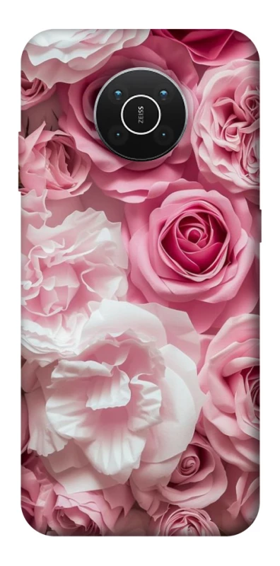 Чехол на Nokia X10 / X20 Розовые цветы фото 1 из 1