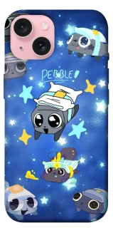 Чехол на Apple iPhone 15 (6.1") Pebble kitten stars фото 1 из 1