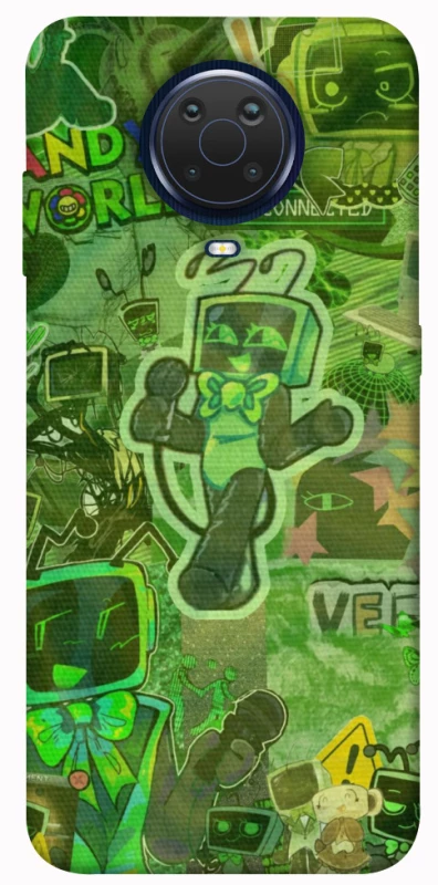 Чохол на Nokia G20 / G10 / 6.3 Dandysworld tv green theme фото 1 з 1