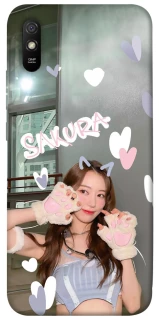 Чехол на Xiaomi Redmi 9A Sakura - LE SSERAFIM фото 1 из 1