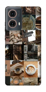 Чохол на Motorola Moto G85 Coffee collage ver.3 фото 1 з 1