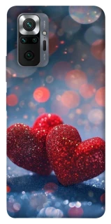 Чехол на Xiaomi Redmi Note 10 Pro Red hearts фото 1 из 1