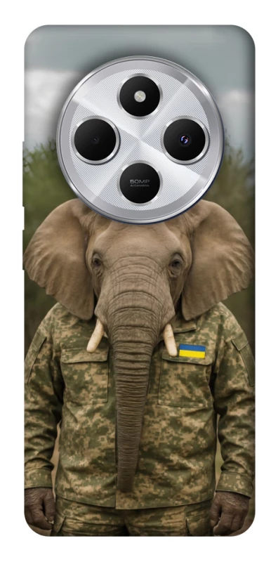 Чохол на Xiaomi Redmi 14C / Poco C75 Слон захисник фото 1 з 1