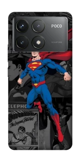Чехол на Xiaomi Poco F6 Pro superman comics фото 1 из 1