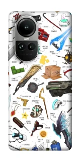 Чехол на Oppo Reno 10 Equipment ver.2 фото 1 из 2