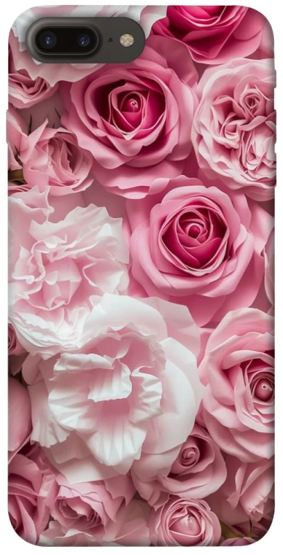 Чехол на Apple iPhone 7 plus / 8 plus Розовые цветы фото 1 из 1