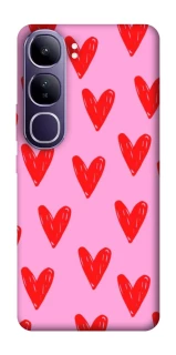Чехол на Vivo Y300 Red hearts 2 фото 1 из 1