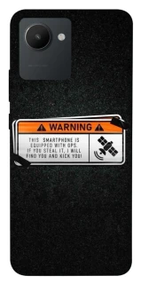 Чохол на Realme C30s Warning фото 1 з 1