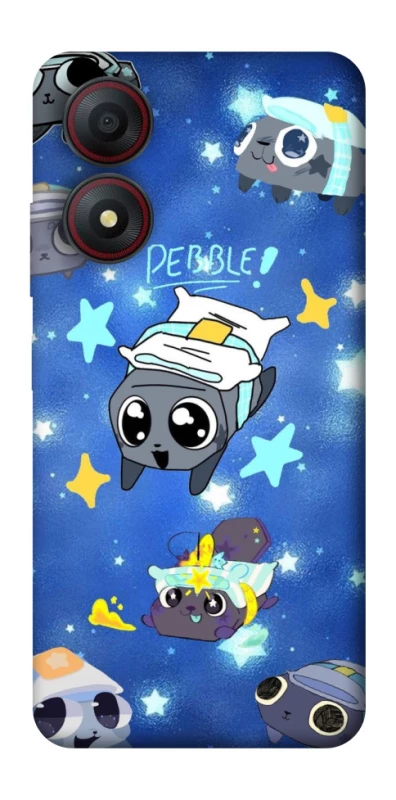 Чохол на ZTE Blade A34 4G Pebble kitten stars фото 1 з 1