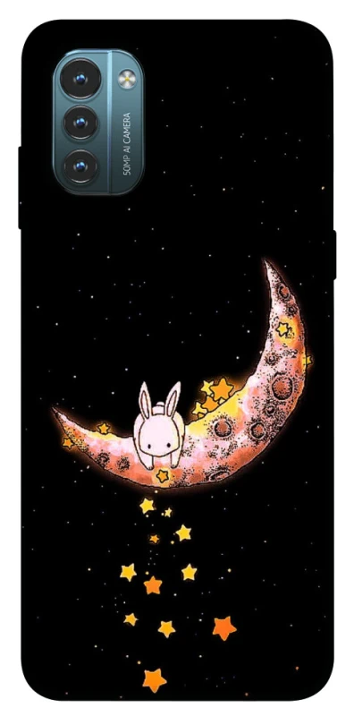 Чохол на Nokia G21 Moon rabbit фото 1 з 1