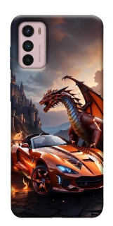 Чохол на Motorola Moto G42 Сar and dragon фото 1 з 1