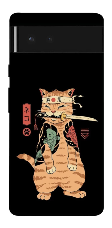 Чохол на Google Pixel 6 Кіт-самурай фото 1 з 1
