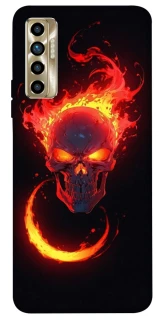 Чехол на TECNO Camon 17P Blood Skull фото 1 из 1