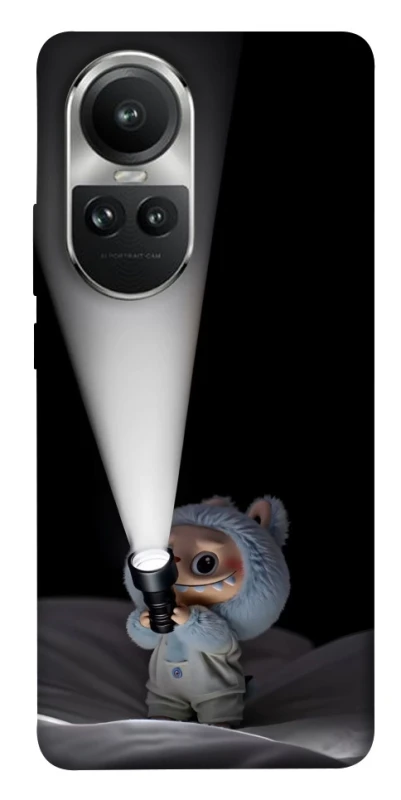 Чохол на Oppo Reno 10 Labubu with flashlight ver.3 фото 1 з 1