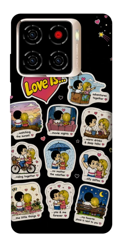 Чохол на ZTE Blade A56 Love is ver.4 фото 1 з 1