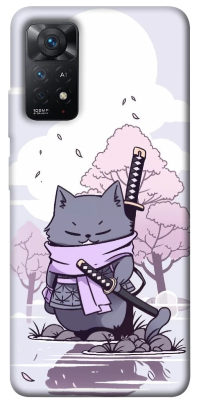 Чохол на Xiaomi Redmi Note 11 Pro 4G/5G Samurai cat фото 1 з 1