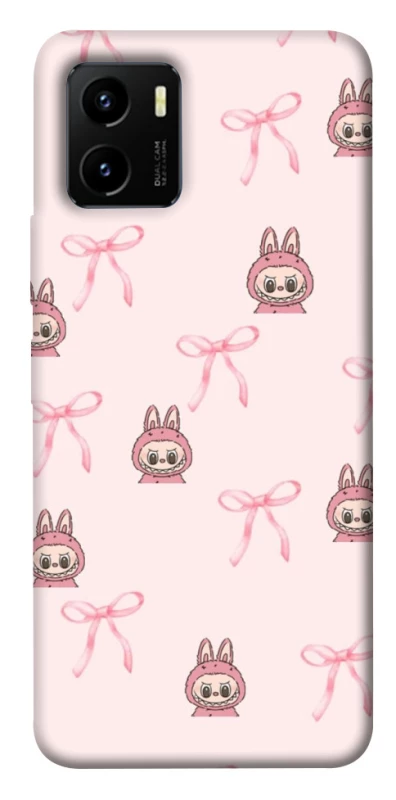 Чохол на Vivo Y15s Pink bows and Labubus фото 1 з 1