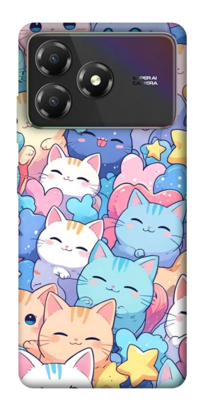 Чохол на ZTE Blade A36 Funny Kittens ver.3 фото 1 з 1