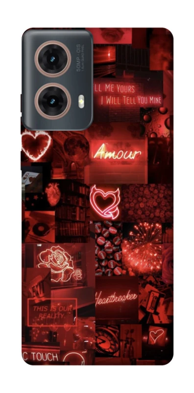 Чохол на Motorola Moto G85 Love collage ver.6 фото 1 з 1
