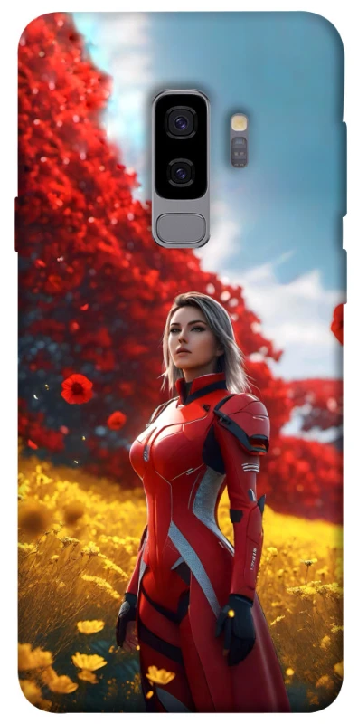 Чохол на Samsung Galaxy S9+ Cyber space girl ver.5 фото 1 з 1