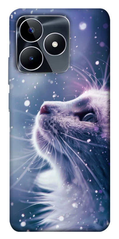 Чехол на Realme C53 Snow cat фото 1 из 1