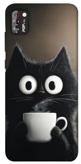 Чехол на TECNO POP 4 Pro morning cat фото 1 из 1