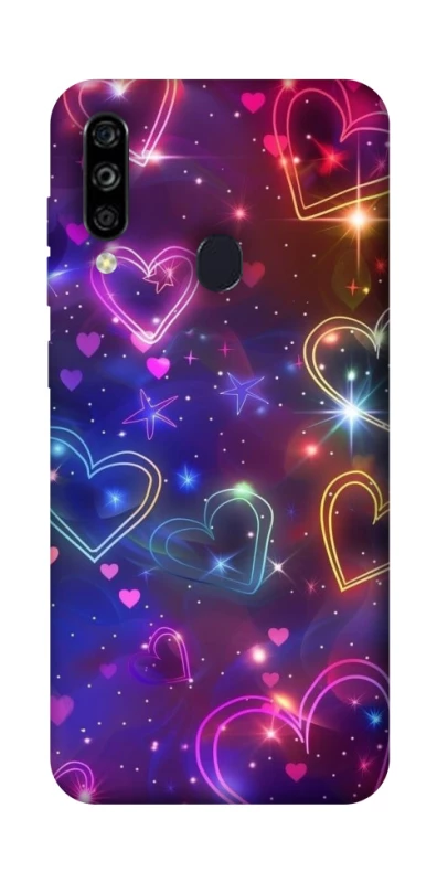 Чехол на ZTE Blade A7 (2020) Drawn hearts фото 1 из 1