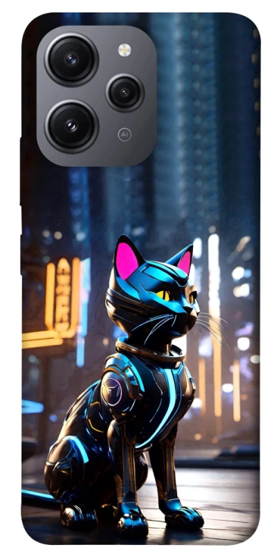Чохол на Xiaomi Redmi 12 Cyber cat фото 1 з 1