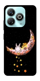 Чехол на ZTE Blade A75 4G Moon rabbit фото 1 из 1