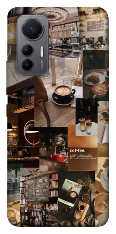 Чохол на Xiaomi 12 Lite Coffee collage ver.2 фото 1 з 1