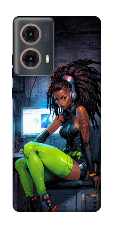 Чохол на Motorola Moto G85 Cyber girl фото 1 з 1