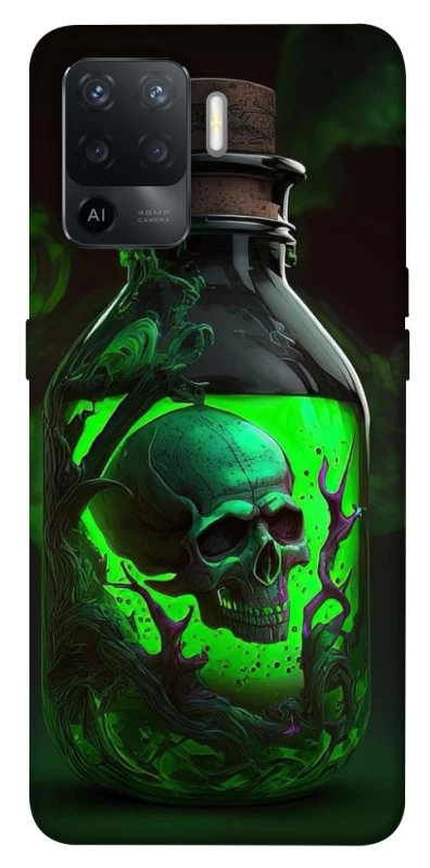 Чехол на Oppo Reno 5 Lite Skull bottle фото 1 из 1