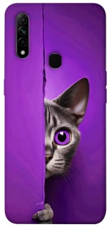 Чохол на Oppo A31 Кіт-підглядач фото 1 з 1