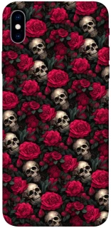 Чохол на Apple iPhone XS Max (6.5") Черепа та рози фото 1 з 1