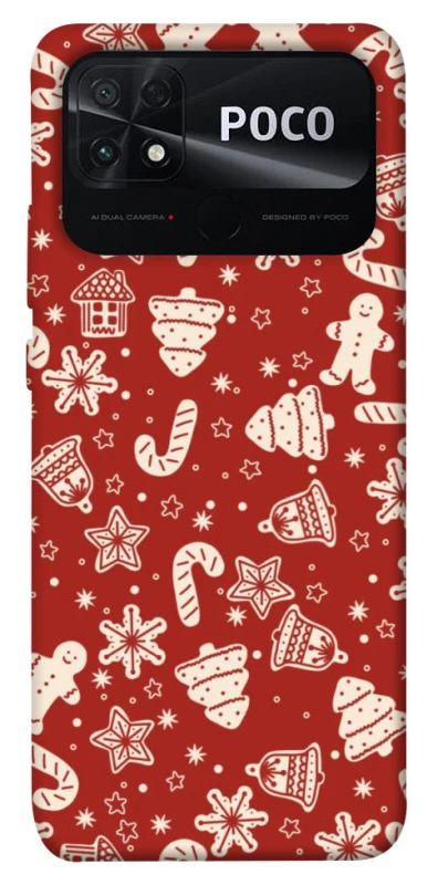 Чохол на Xiaomi Poco C40 Новорічний v3 фото 1 з 1