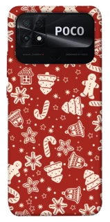 Чохол на Xiaomi Poco C40 Новорічний v3 фото 1 з 1