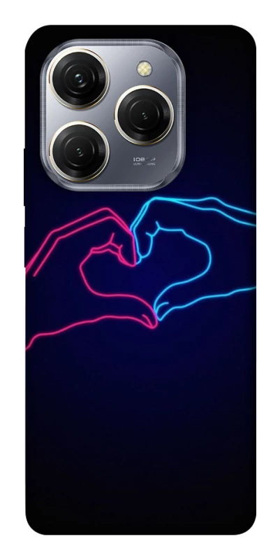 Чехол на TECNO Spark 20 Pro Neon love фото 1 из 1