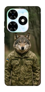 Чохол на TECNO Spark Go 2024 Вовк захисник фото 1 з 1