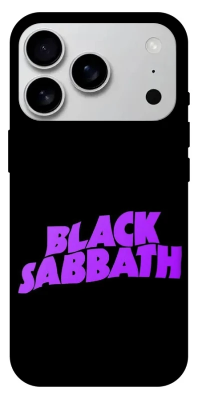 Чехол на Apple iPhone 17 Pro Max (6.9") Black Sabbath logo ver.1 фото 1 из 1