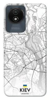 Чохол на Vivo Y02 Kiev white map фото 1 з 1
