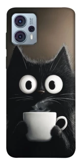 Чохол на Motorola Moto G23 morning cat фото 1 Чохол на Motorola Moto G23 morning cat фото 1 з 1