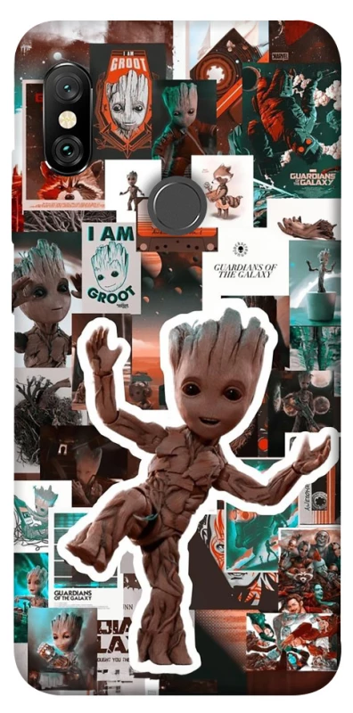 Чехол на Xiaomi Redmi Note 6 Pro Mini Groot v2 фото 1 из 1