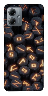 Чехол на Motorola Moto G14 Огненые руны фото 1 из 1