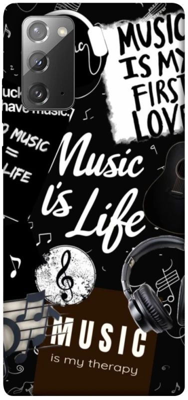 Чохол на Samsung Galaxy Note 20 Music is Life фото 1 з 1