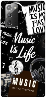 Чохол на Samsung Galaxy Note 20 Music is Life фото 1 з 1