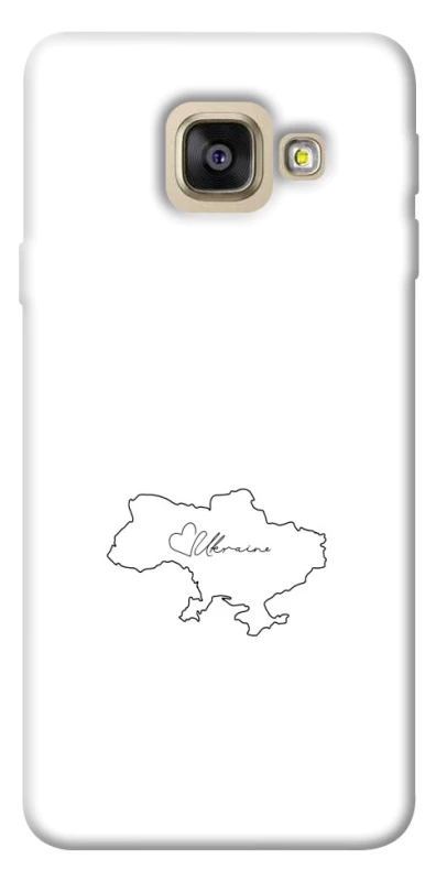 Чохол на Samsung A520 Galaxy A5 (2017) Ukraine map фото 1 з 1